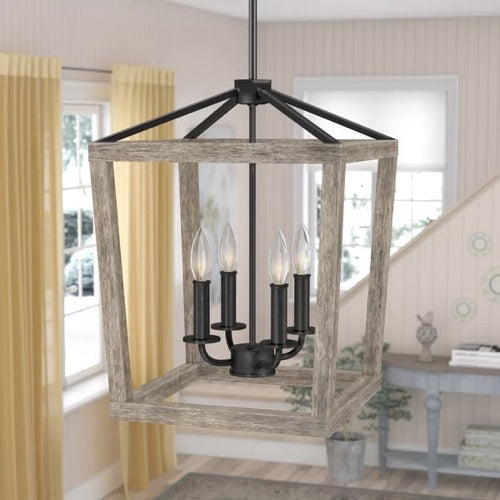 Rustic Heritage Lantern Chandelier