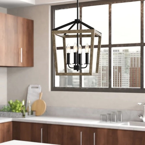 Rustic Heritage Lantern Chandelier