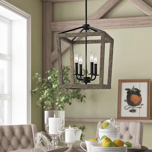 Rustic Heritage Lantern Chandelier