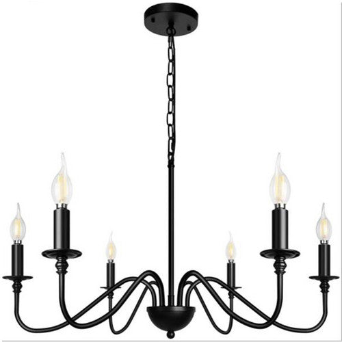 HeritageGlow 6-Light Classic Chandelier