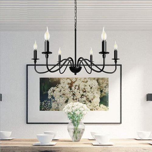 HeritageGlow 6-Light Classic Chandelier