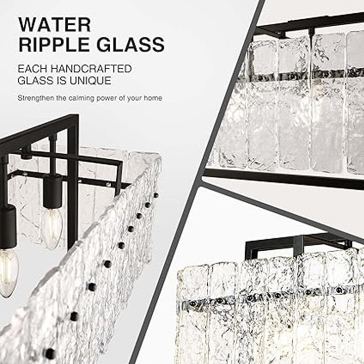 Water Ripple Glass Chandeliers