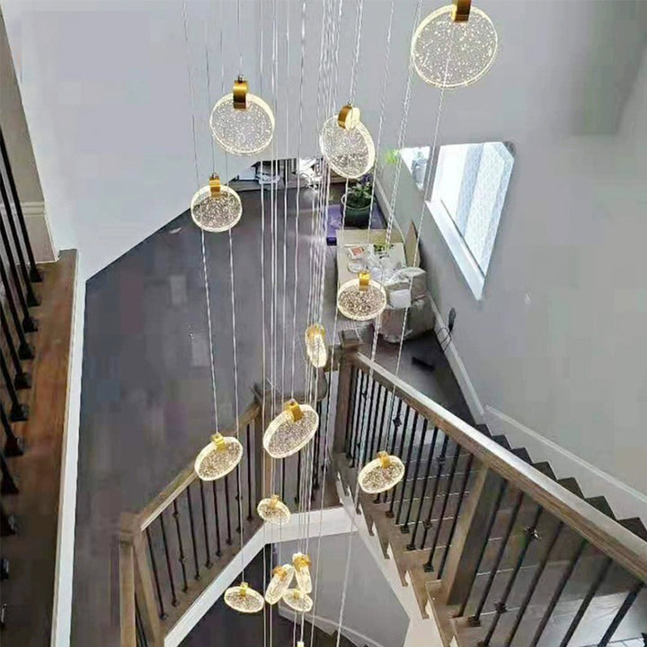 LuminaLux Stairway Pendant Light