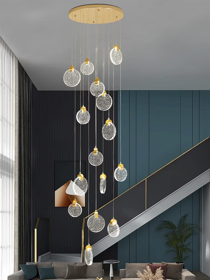 LuminaLux Stairway Pendant Light