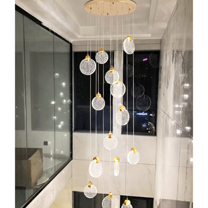 LuminaLux Stairway Pendant Light