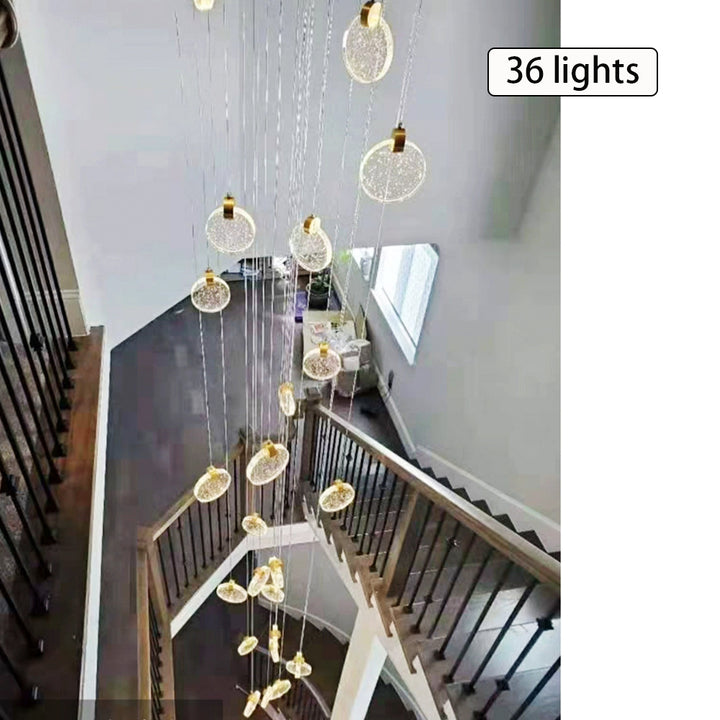 LuminaLux Stairway Pendant Light