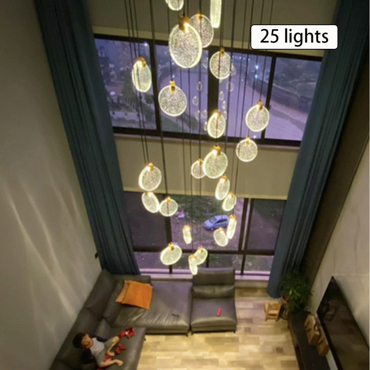 LuminaLux Stairway Pendant Light