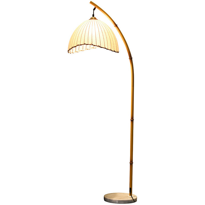 Boho Bliss Bamboo Floor Lamp