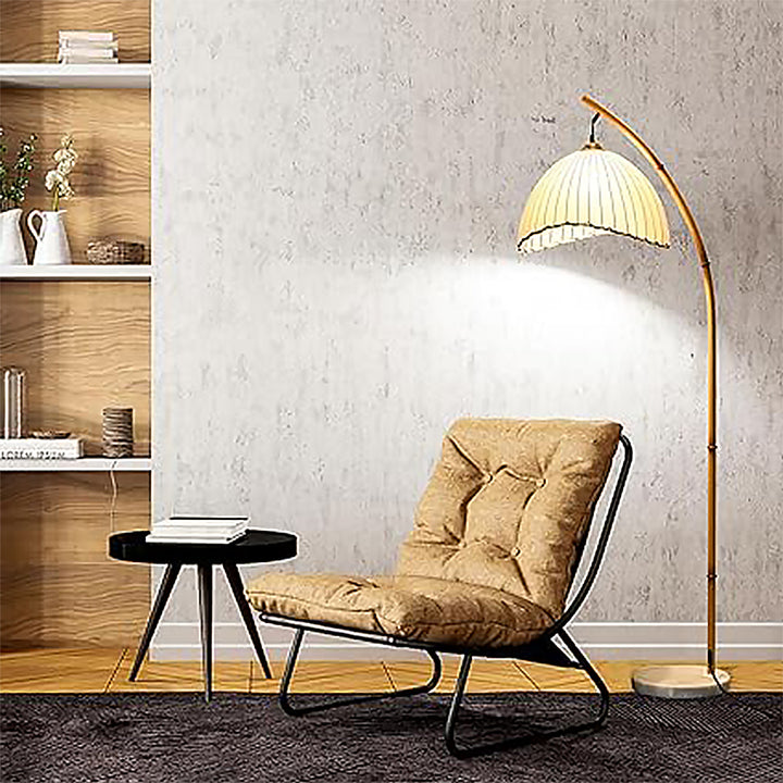 Boho Bliss Bamboo Floor Lamp