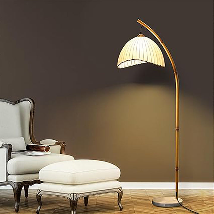 Boho Bliss Bamboo Floor Lamp