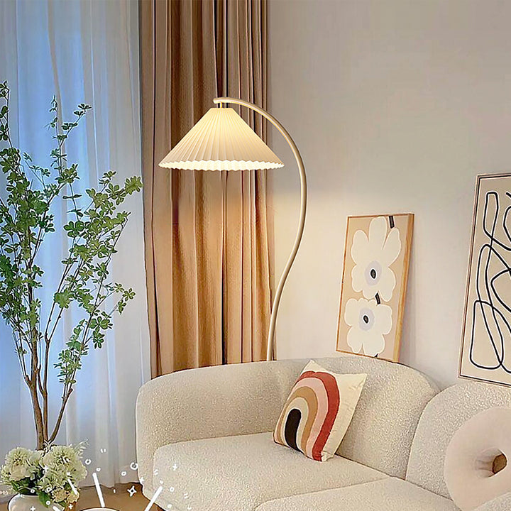 Bohemian Pleated Floor Lamp