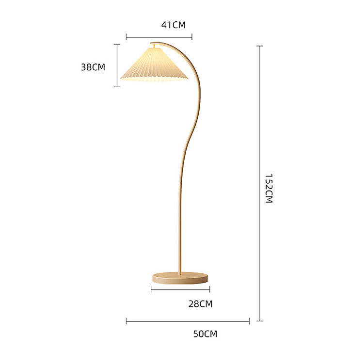 Bohemian Pleated Floor Lamp