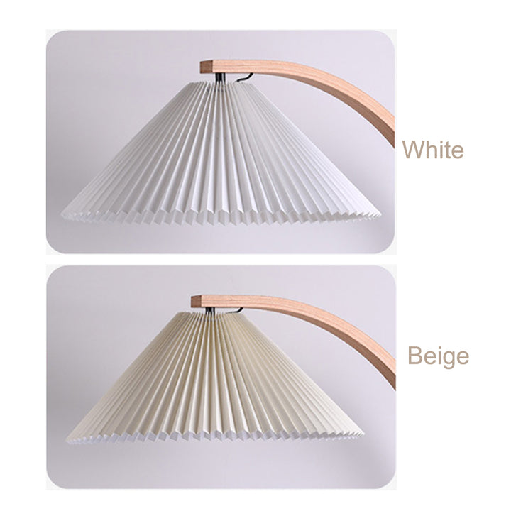 Pleated Umbrella Floor Lamp