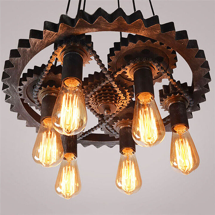 Gearworks Iron Chandelier savingget