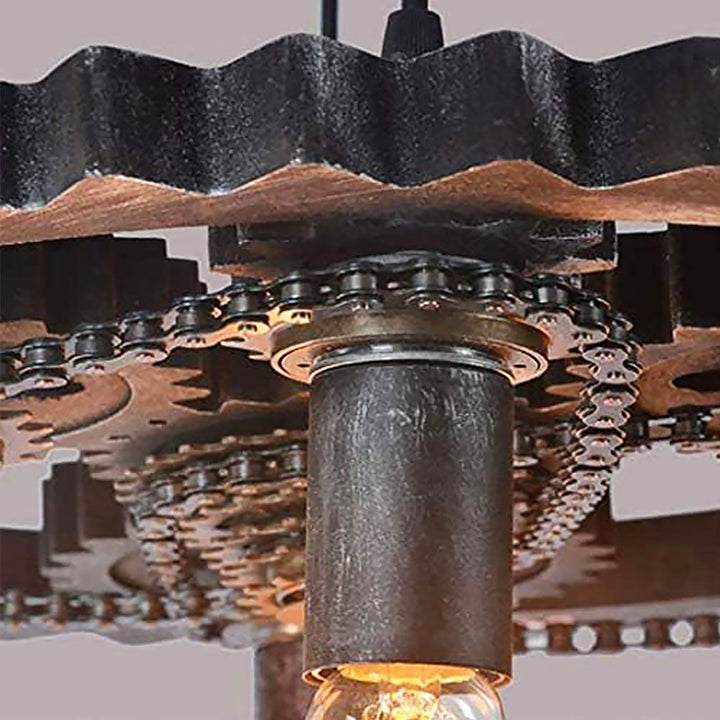 Gearworks Iron Chandelier savingget