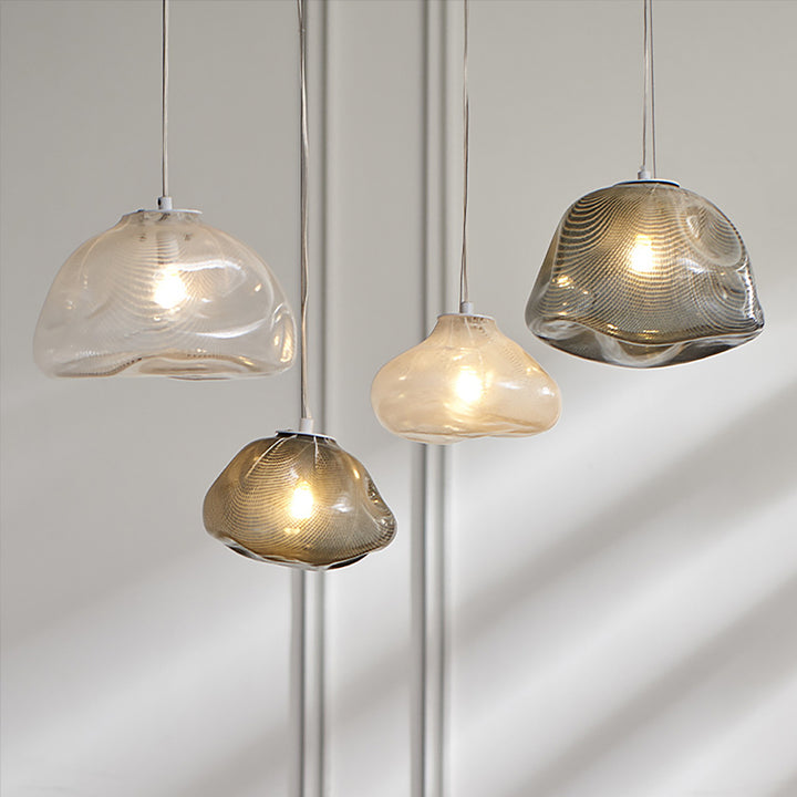 Luxury Hand Blown Glass Pendant Lamp savingget