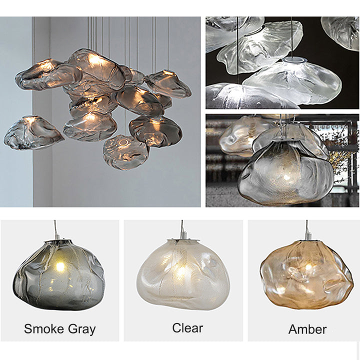 Luxury Hand Blown Glass Pendant Lamp savingget