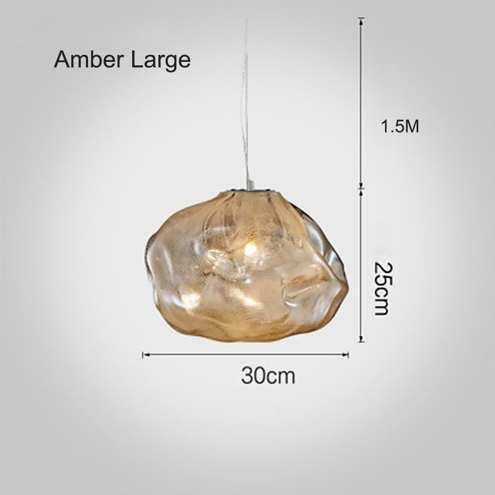 Luxury Hand Blown Glass Pendant Lamp savingget