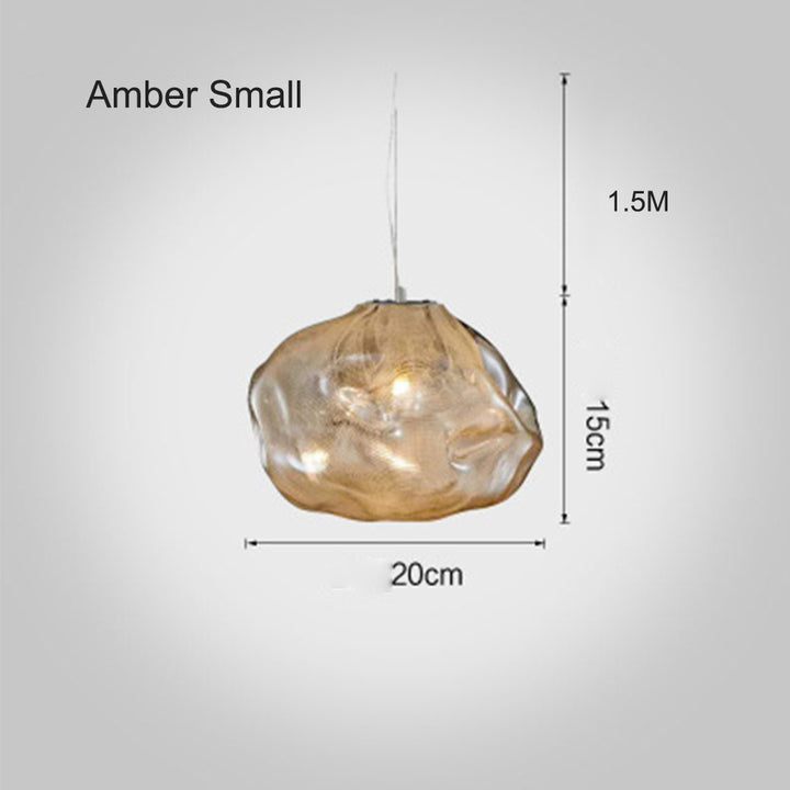 Luxury Hand Blown Glass Pendant Lamp savingget