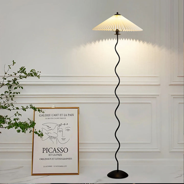 Modern Wavy Floor Lamp For Home Office Living Room（复制） savingget