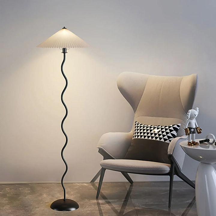 Modern Wavy Floor Lamp For Home Office Living Room（复制） savingget