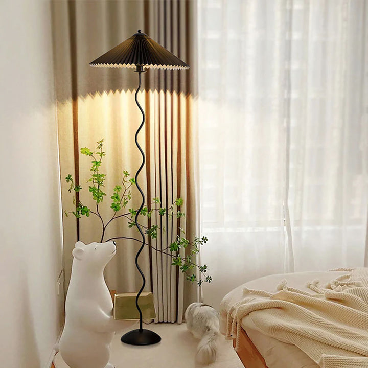 Modern Wavy Floor Lamp For Home Office Living Room（复制） savingget