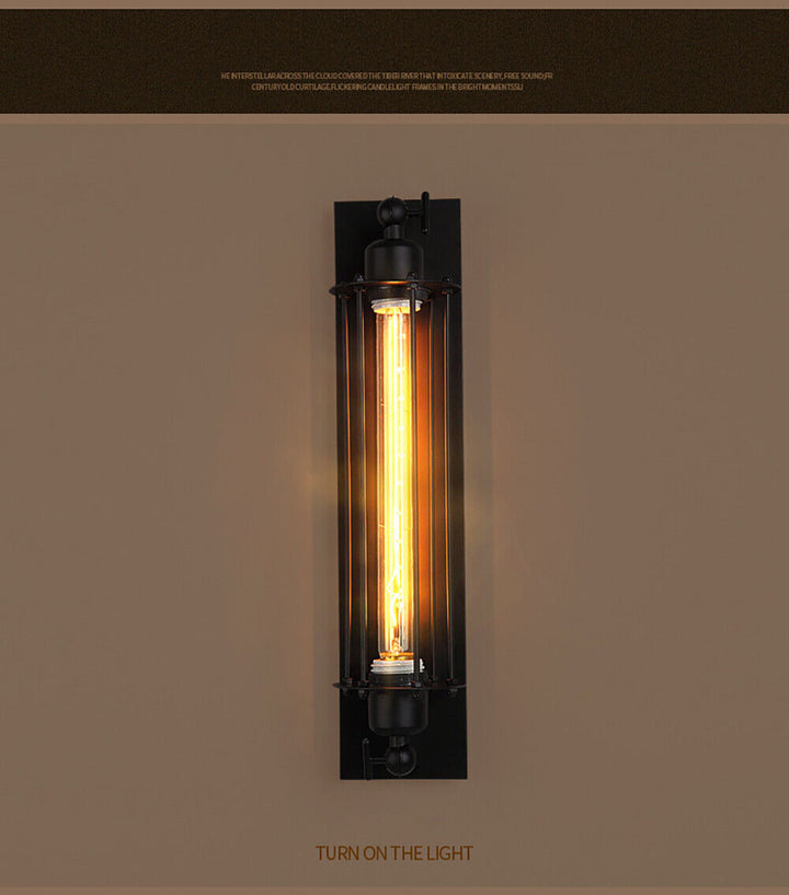 UrbanGlow Retro Industrial Wall Sconce