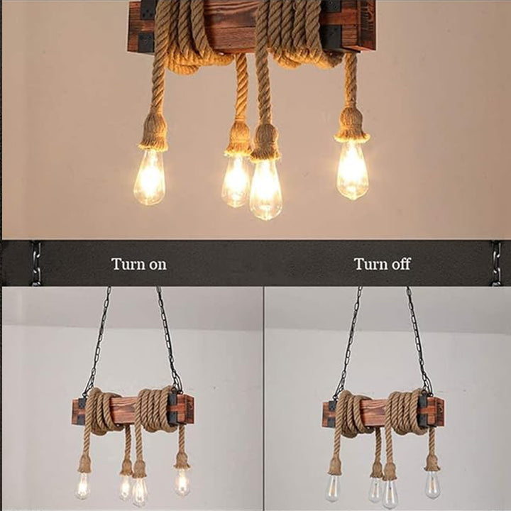 Small Wood Beam Light