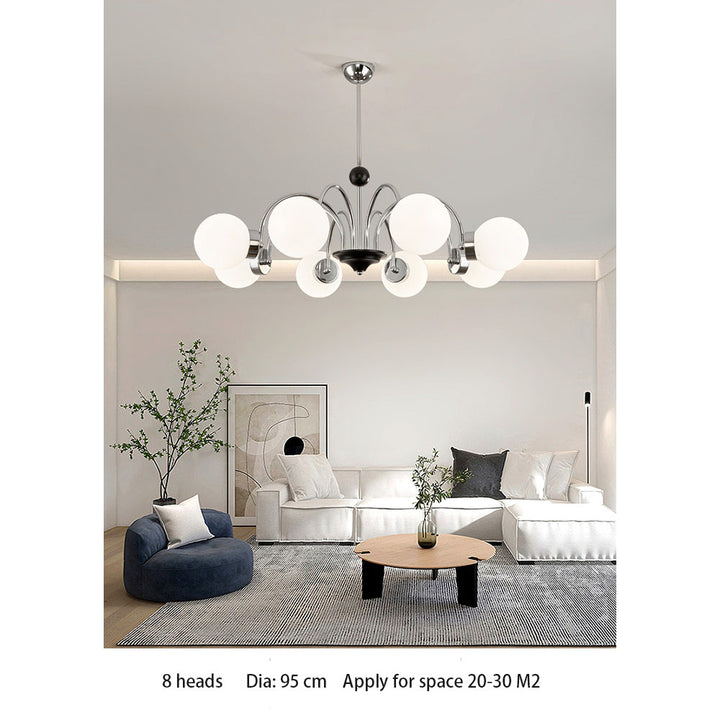 Celestial Elegance Chrome Sputnik Chandelier