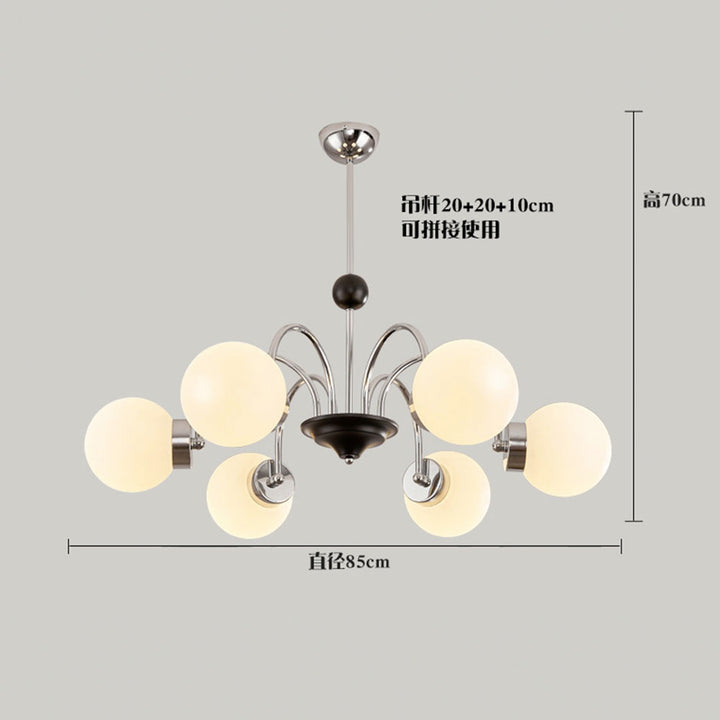 Celestial Elegance Chrome Sputnik Chandelier