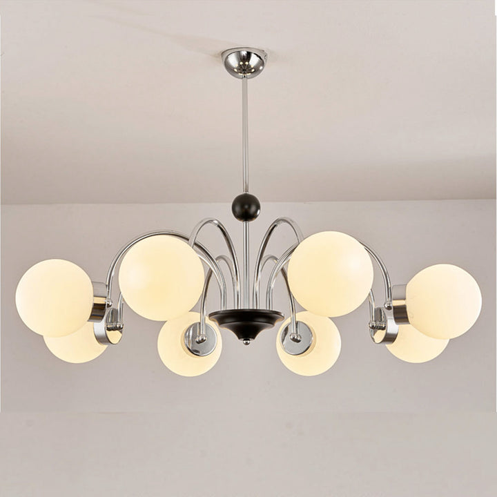 Celestial Elegance Chrome Sputnik Chandelier