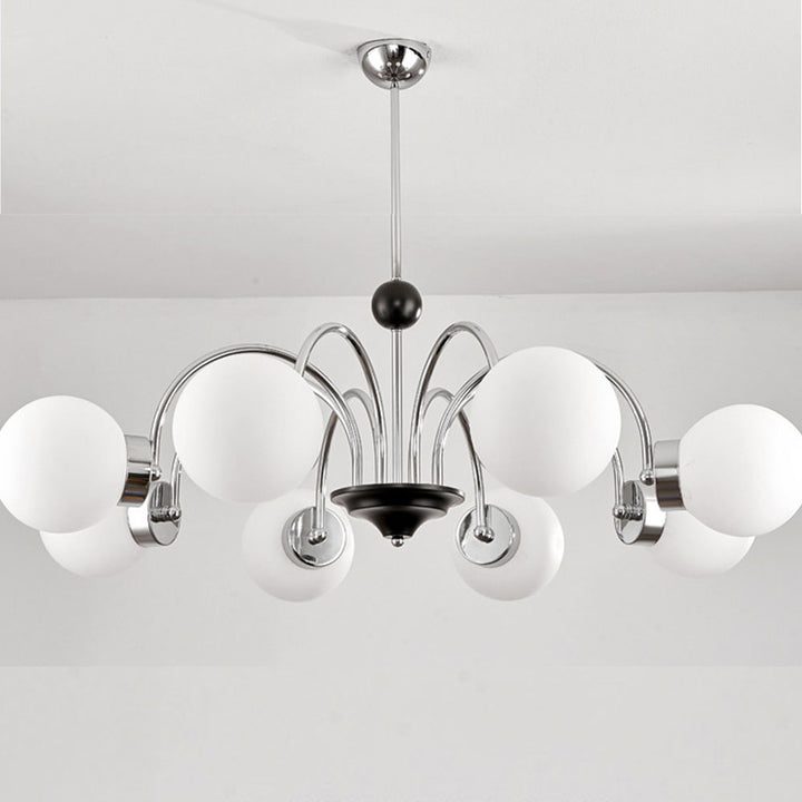 Celestial Elegance Chrome Sputnik Chandelier