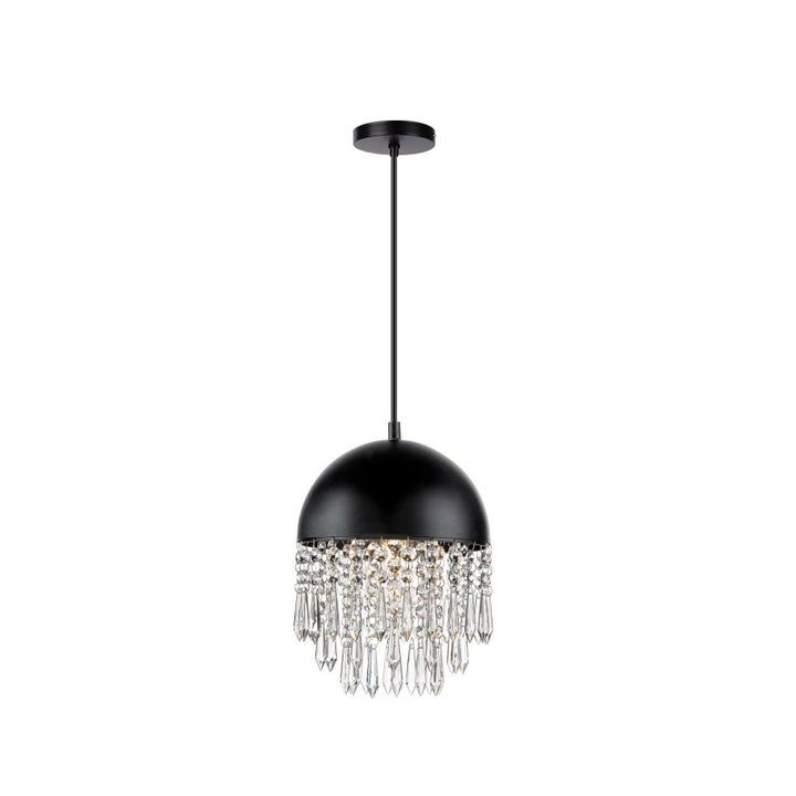 NoirGlow Crystal Elegance Adjustable Pendant Light