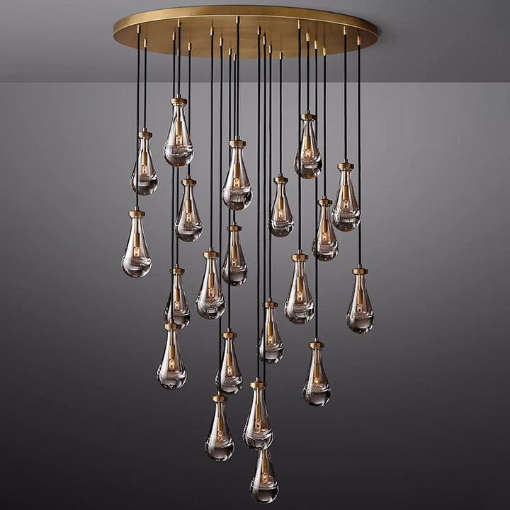 Brass Raindrop Chandelier savingget