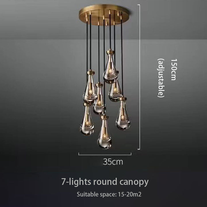 Brass Raindrop Chandelier savingget