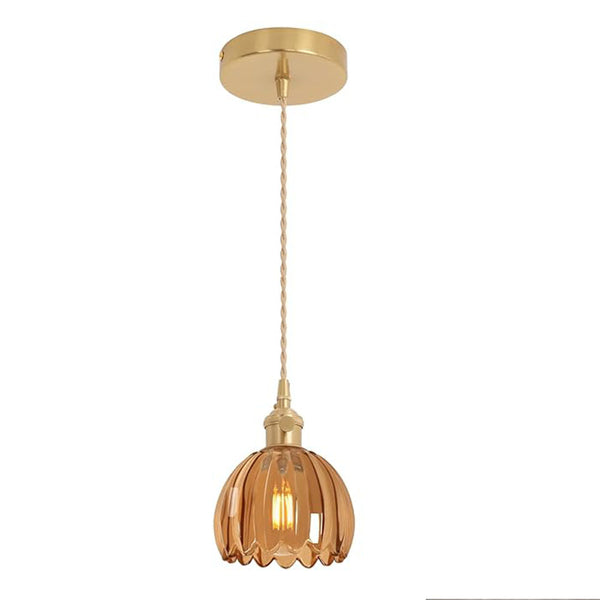 Vintage Brass Pendant Light savingget