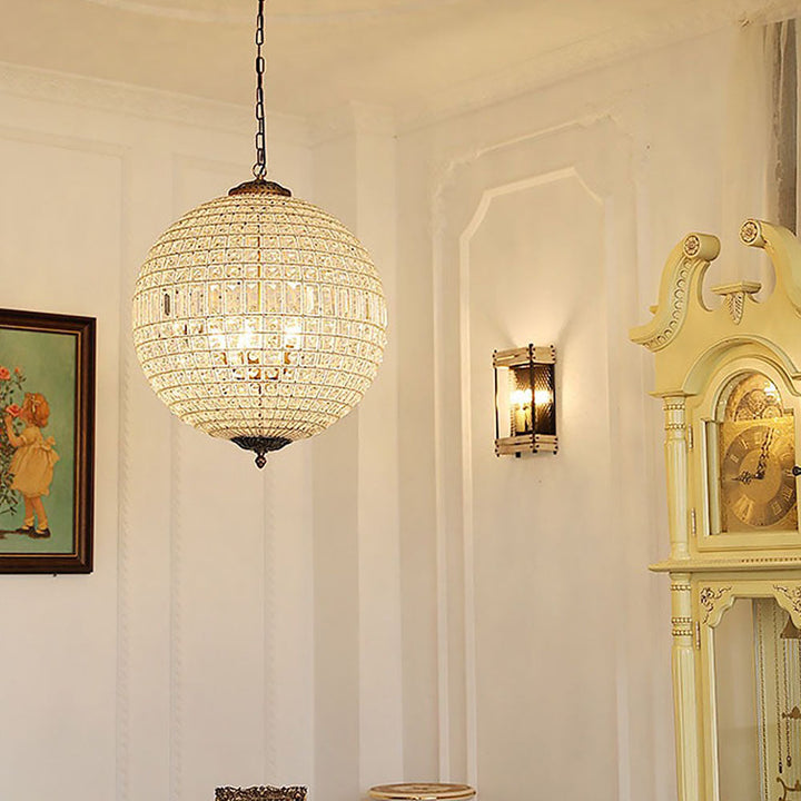 Globe Crystal Chandelier savingget