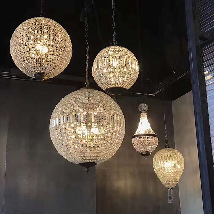 Globe Crystal Chandelier savingget
