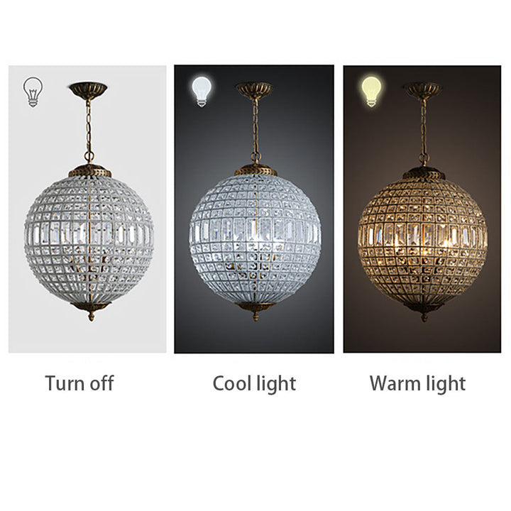 Globe Crystal Chandelier savingget