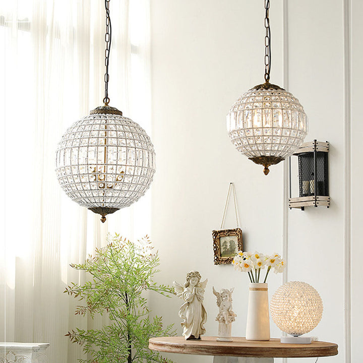 Globe Crystal Chandelier savingget