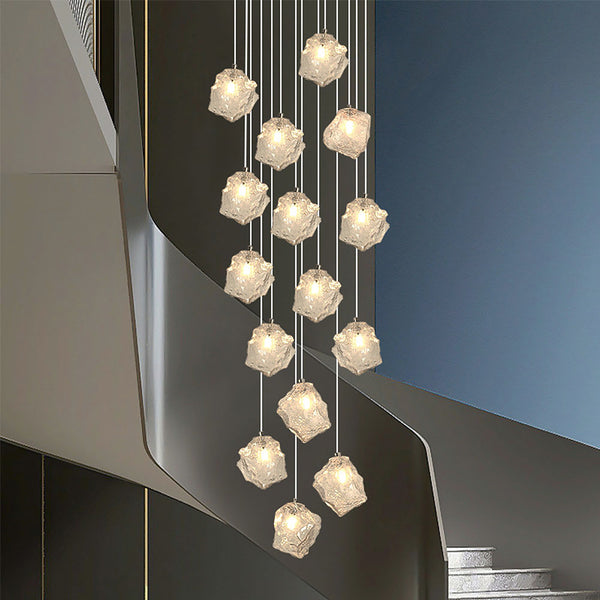 Ice Cube Crystal Pendant Lighting savingget