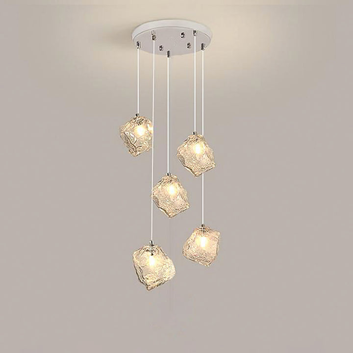 Ice Cube Crystal Pendant Lighting savingget