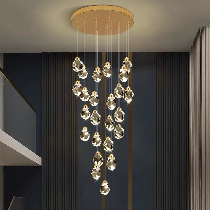 Lumis Gold Crystal Chandelier savingget