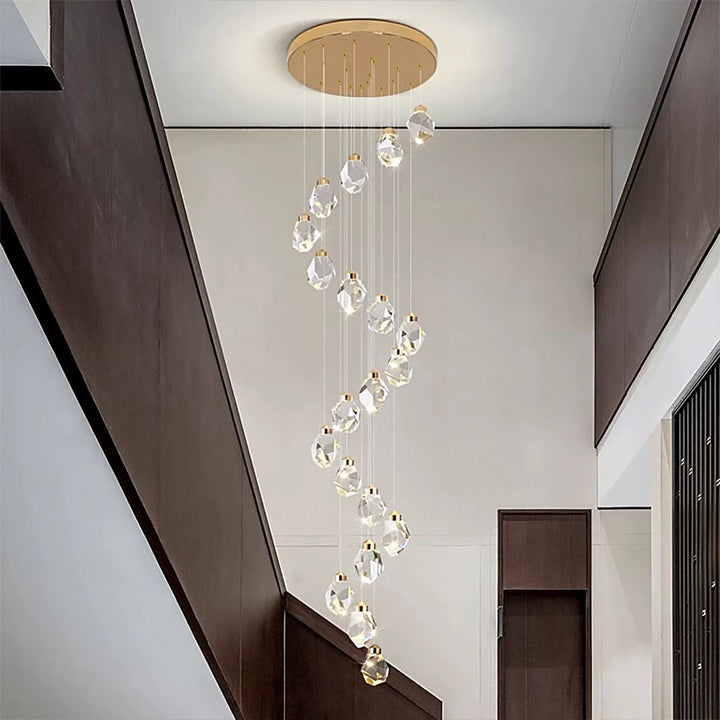 Lumis Gold Crystal Chandelier savingget