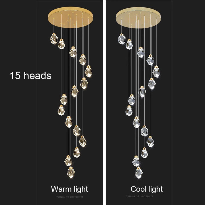 Lumis Gold Crystal Chandelier savingget