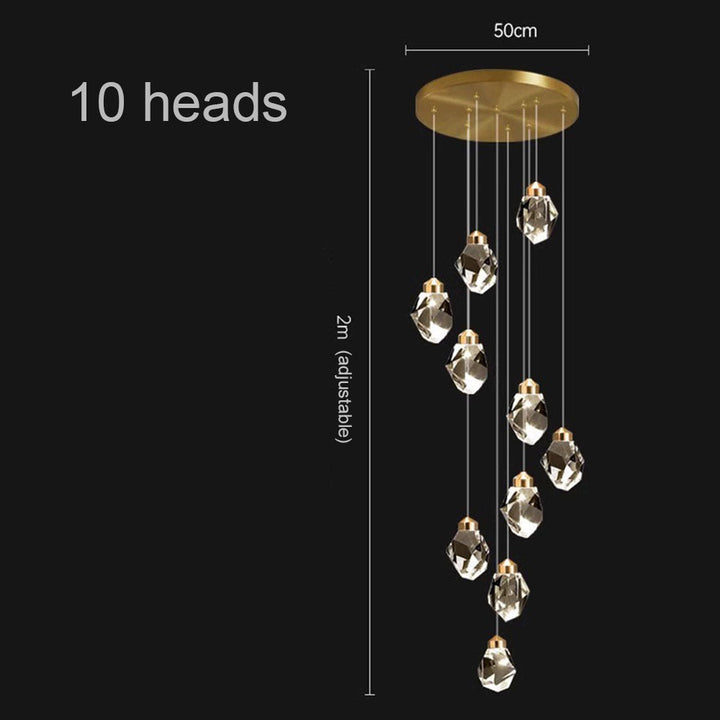 Lumis Gold Crystal Chandelier savingget