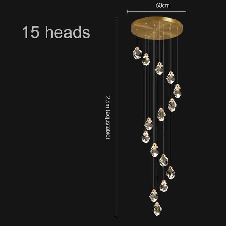 Lumis Gold Crystal Chandelier savingget