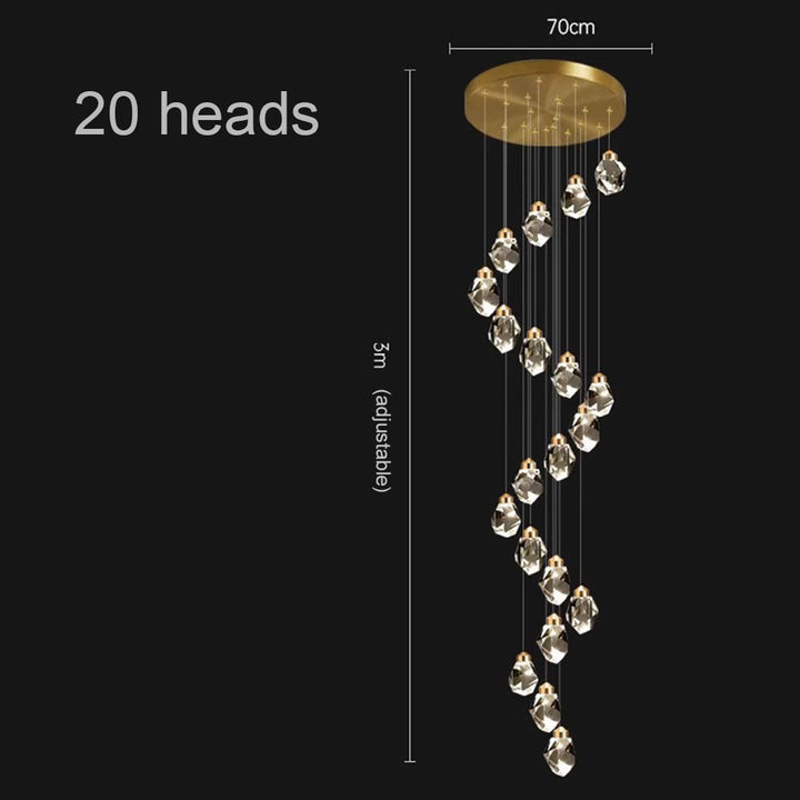 Lumis Gold Crystal Chandelier savingget