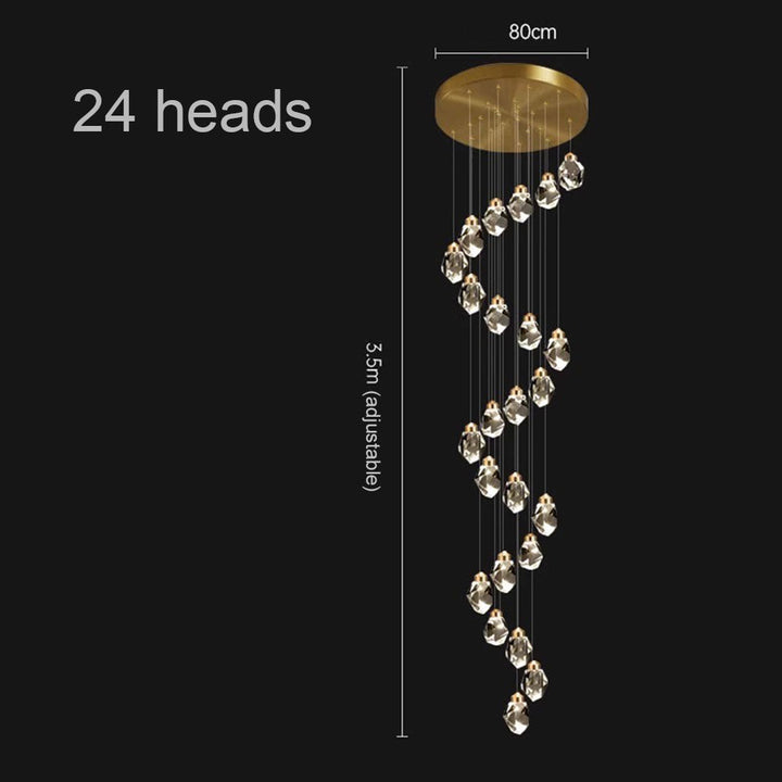 Lumis Gold Crystal Chandelier savingget