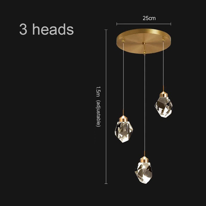 Lumis Gold Crystal Chandelier savingget